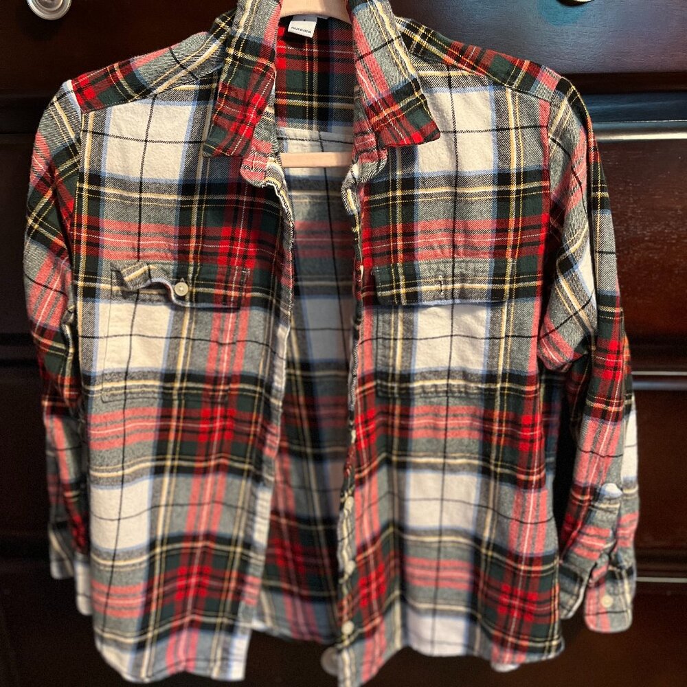 Red Plaid Flannel from Old Navy